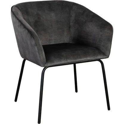 Avery Fabric Armless Dining Chair 2PC - LOOMLAN - Diamond Sofa - Dining Chairs