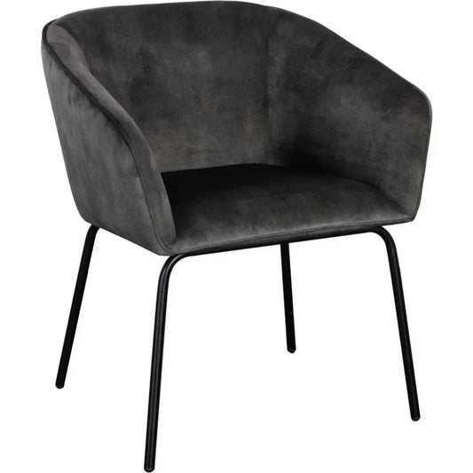 Avery Fabric Armless Dining Chair 2PC - LOOMLAN - Diamond Sofa - Dining Chairs