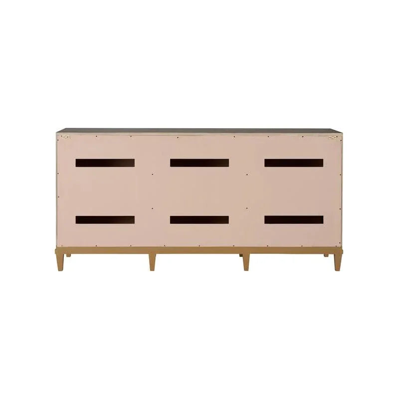 Avery Raffia Covered Brown Cabinet - LOOMLAN - Chelsea House - Accent Cabinets