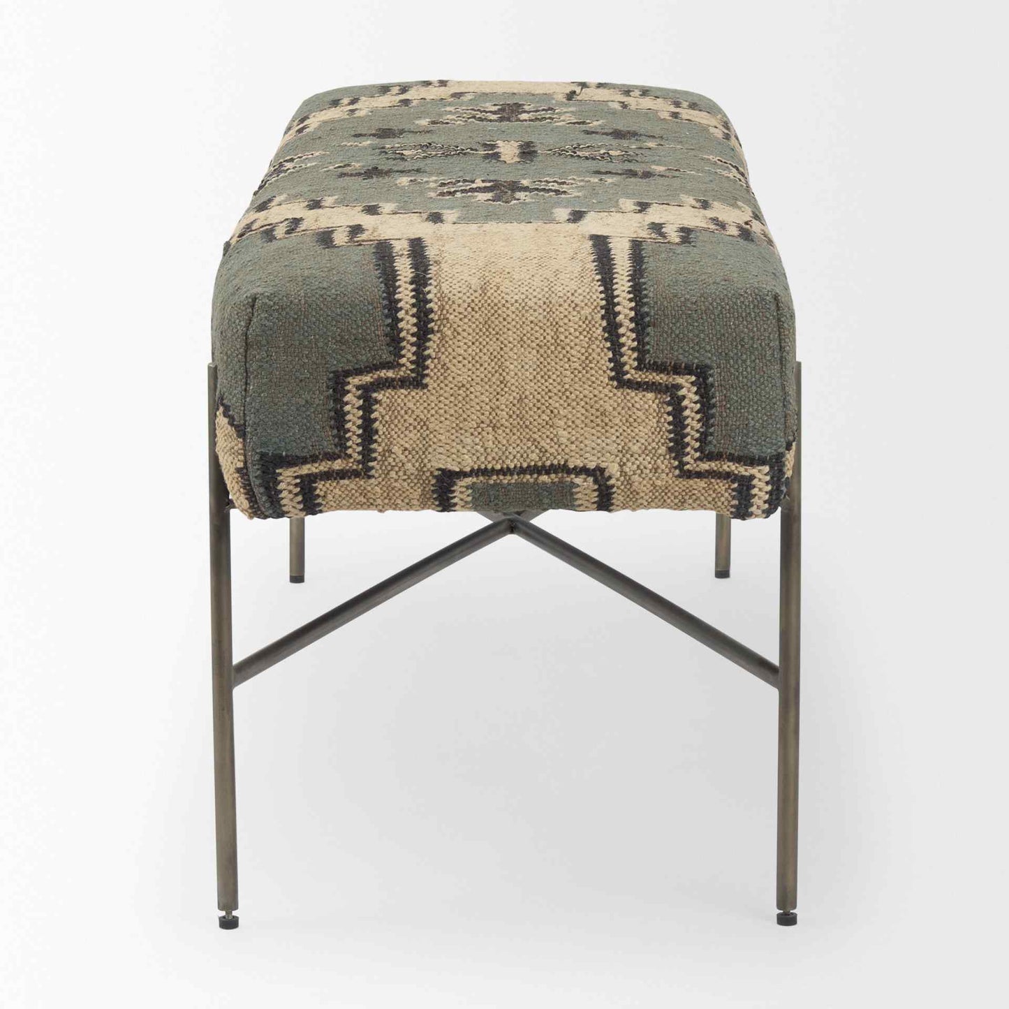 Avery Tan Fabric Bedroom Bench