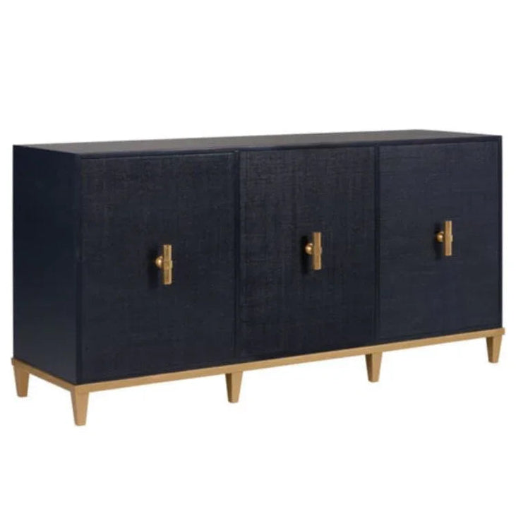 Avery Wood Framed Console Cabinet - LOOMLAN - Chelsea House - Accent Cabinets