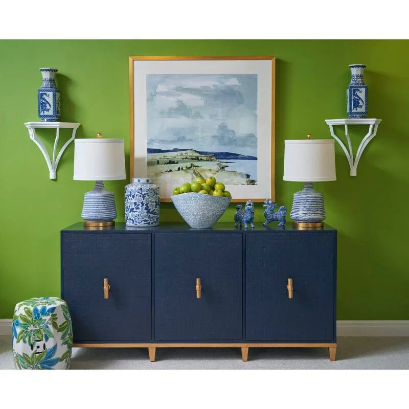 Avery Wood Framed Console Cabinet - LOOMLAN - Chelsea House - Accent Cabinets