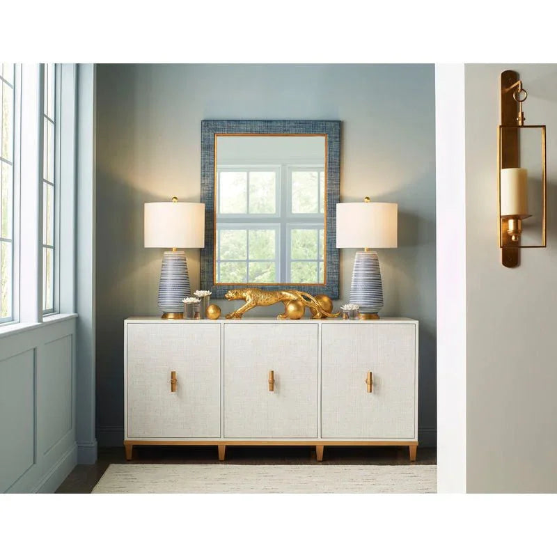 Avery Wood Framed Console Cabinet - LOOMLAN - Chelsea House - Accent Cabinets