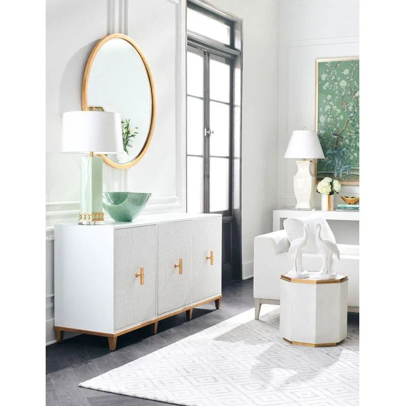 Avery Wood Framed Console Cabinet - LOOMLAN - Chelsea House - Accent Cabinets