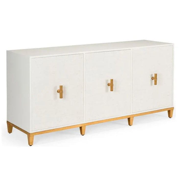 Avery Wood Framed Console Cabinet - LOOMLAN - Chelsea House - Accent Cabinets