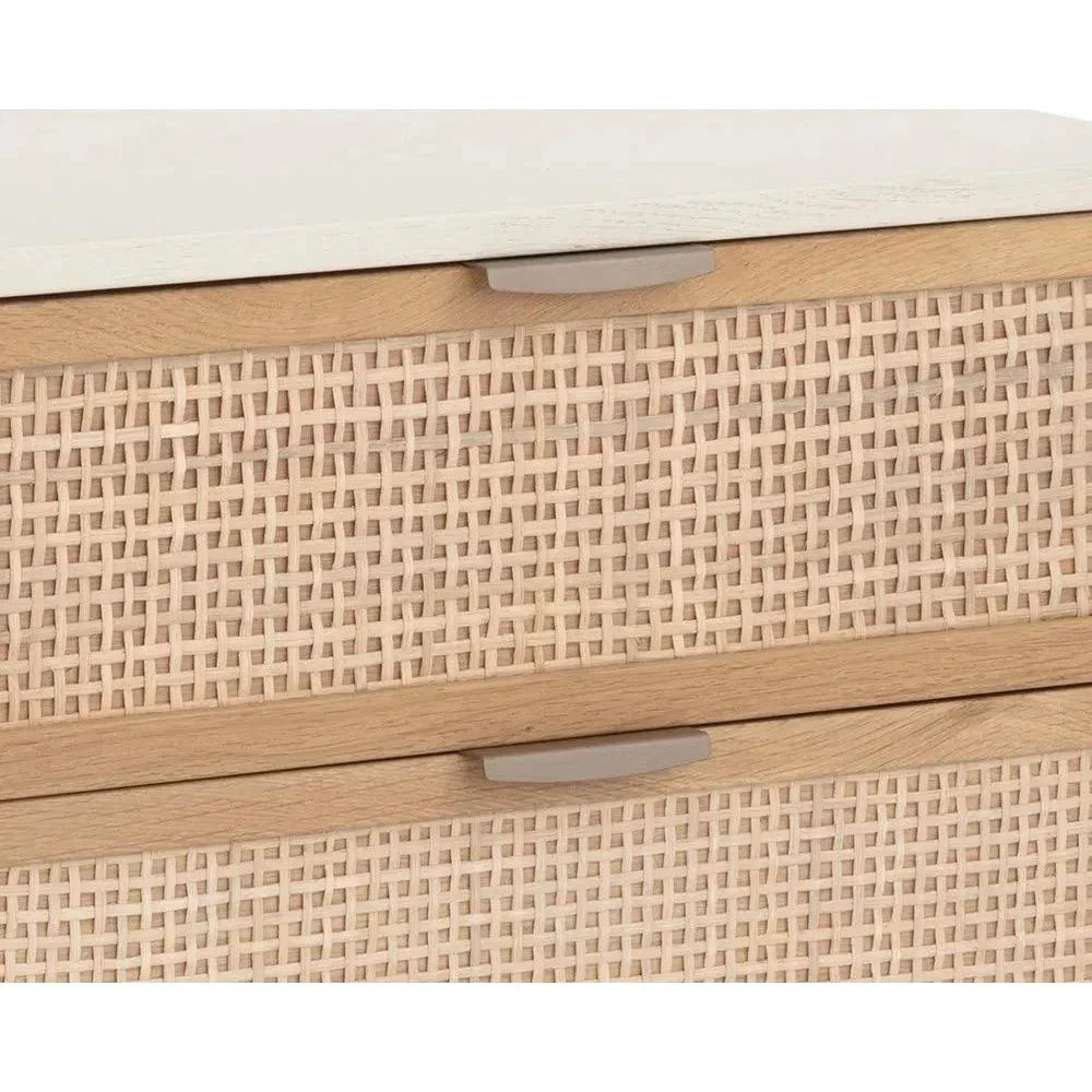 Avida Wooden Iron Nightstand - LOOMLAN - SUNPAN - Nightstands