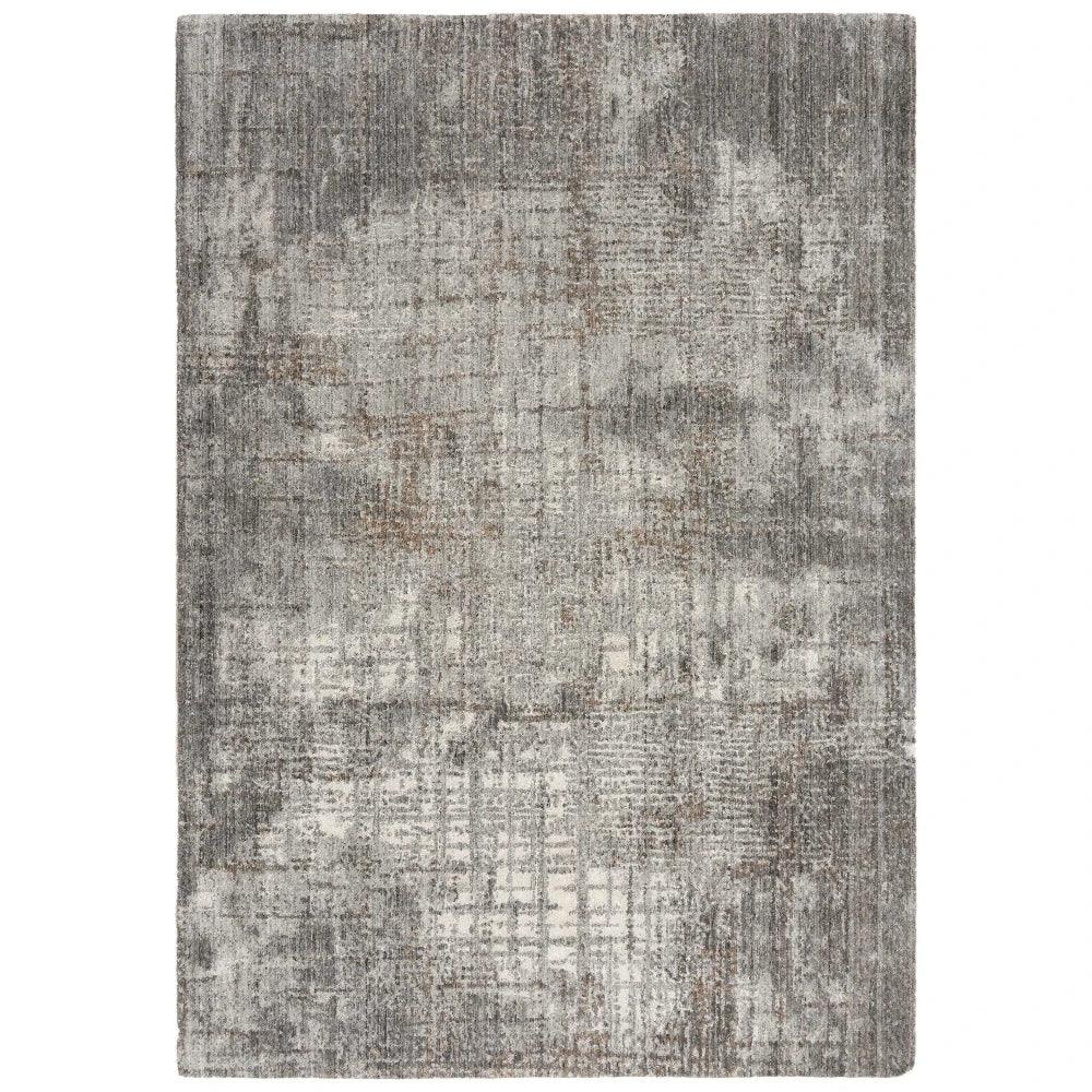 Avis Abstract Gray Large Area Rugs For Living Room - LOOMLAN - LOOMLAN - Area Rugs