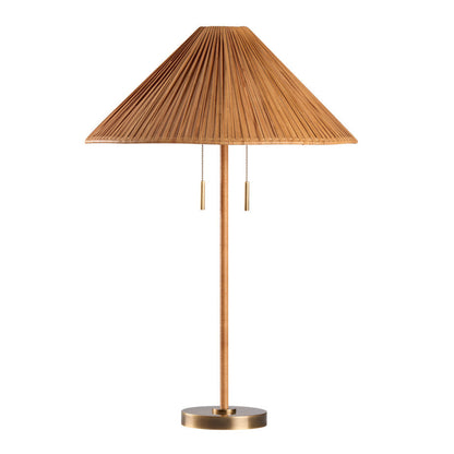 Avondale Handcrafted Rattan Table Lamp