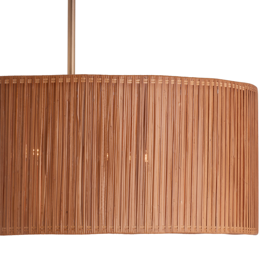 Avondale Rattan Shade Brown Pendant