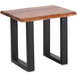 Carden Wood Brown Rectangular Side Table - LOOMLAN - LOOMLAN - Side Tables