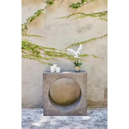 Avva Fiber Reinforced Concrete Sofa Table-Outdoor Console Tables-Urbia-LOOMLAN