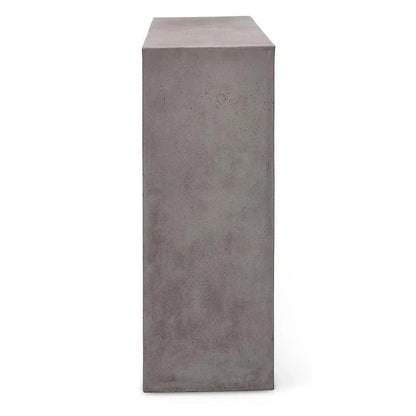 Avva Fiber Reinforced Concrete Sofa Table-Outdoor Console Tables-Urbia-LOOMLAN