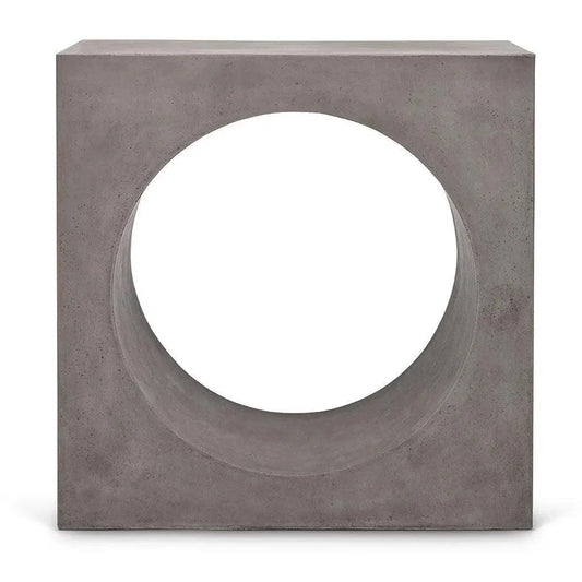 Avva Fiber Reinforced Concrete Sofa Table-Outdoor Console Tables-Urbia-LOOMLAN