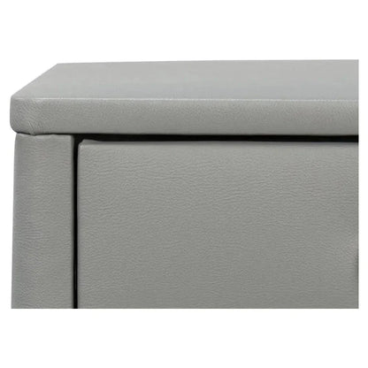 Avvolto Mdf Grey 3 Drawer Night Stand - LOOMLAN - Nightstands