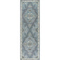 Awat Central Medallion Dark Gray Large Area Rugs - LOOMLAN - LOOMLAN - Area Rugs