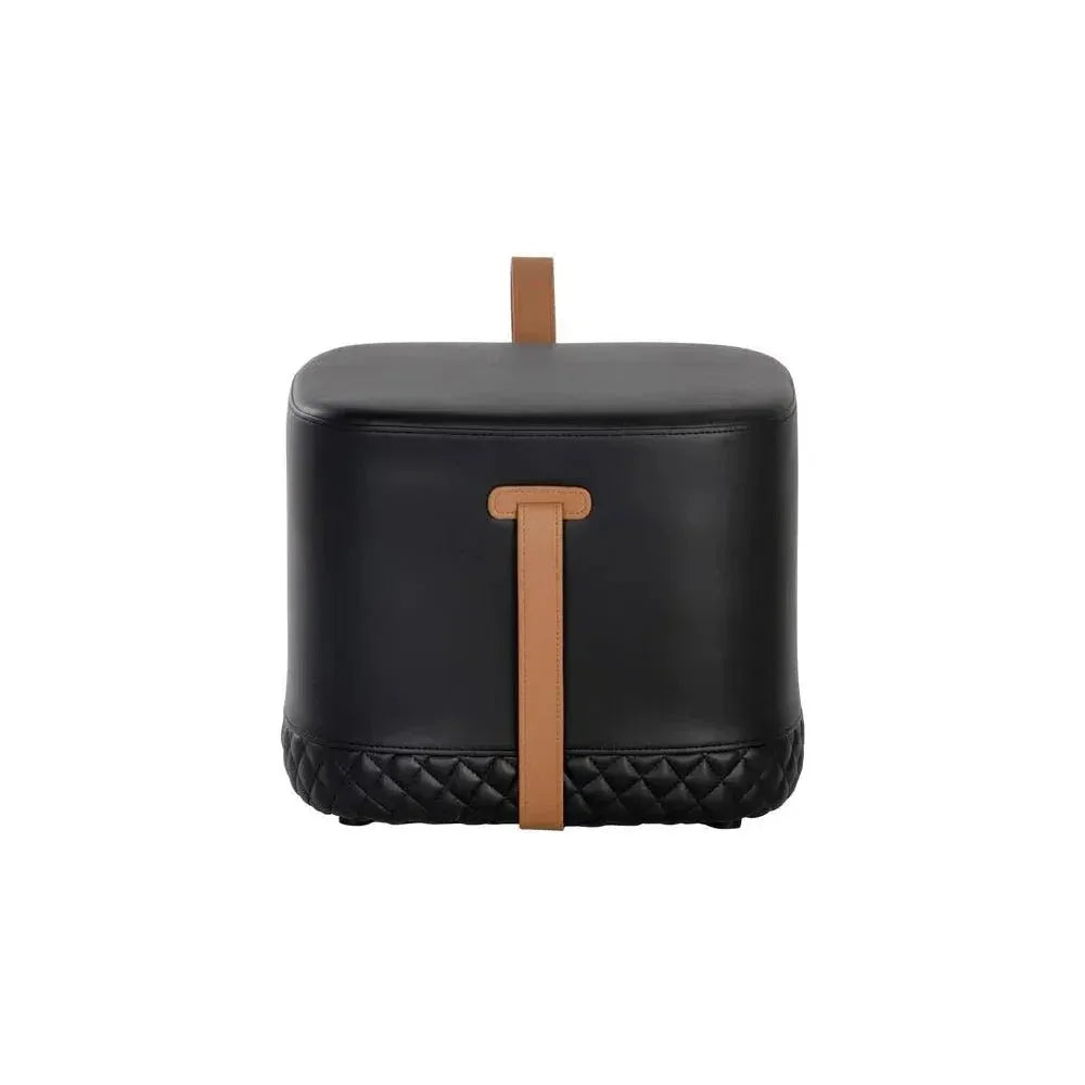 Axio Leather Rectangular Ottoman - LOOMLAN - SUNPAN - Ottomans