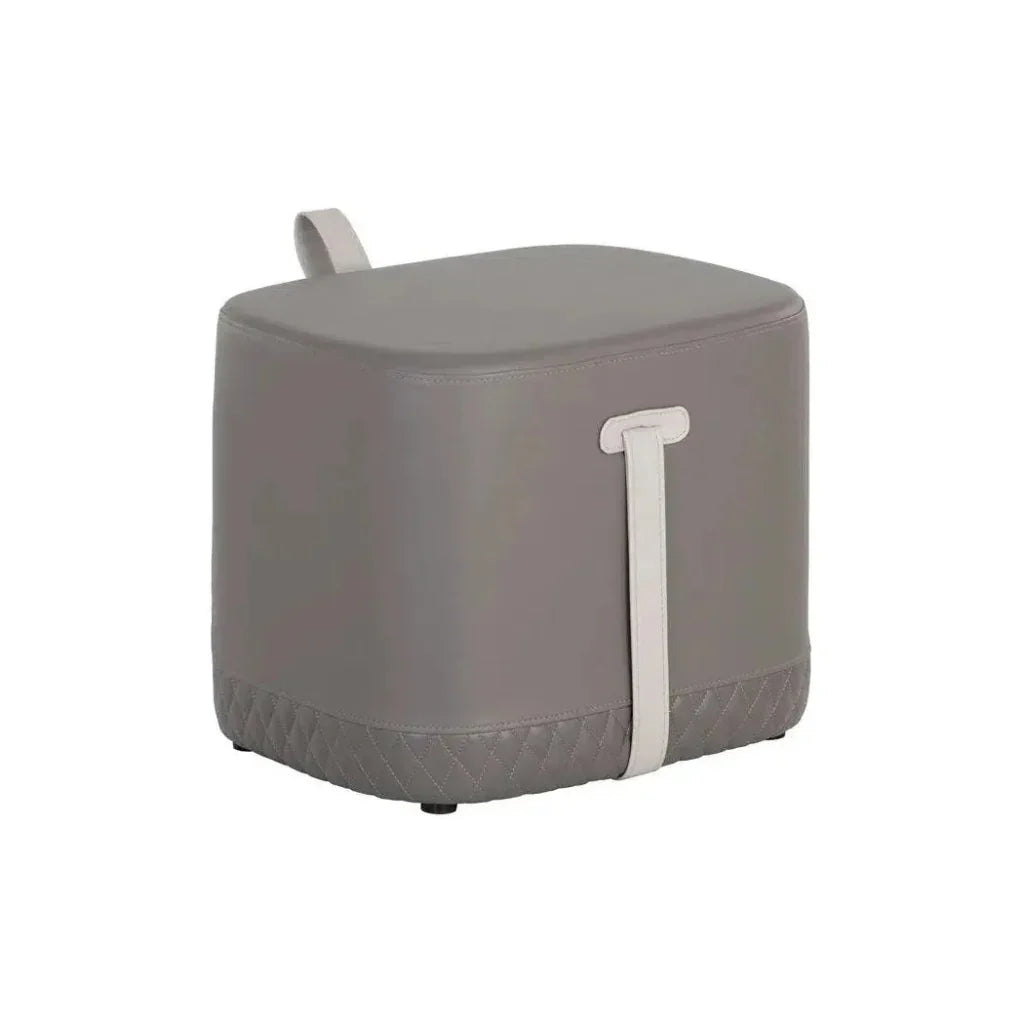 Axio Leather Rectangular Ottoman - LOOMLAN - SUNPAN - Ottomans