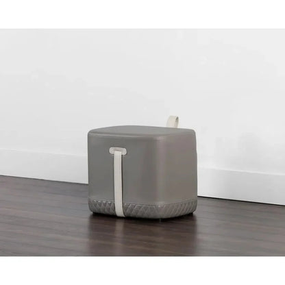 Axio Leather Rectangular Ottoman - LOOMLAN - SUNPAN - Ottomans