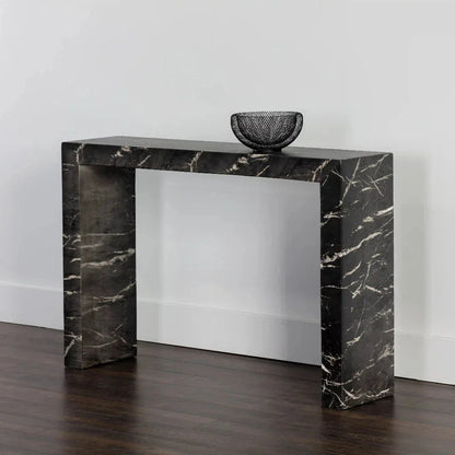 Axle SleekConcrete Outdoor Console Table-Outdoor Console Tables-SUNPAN-LOOMLAN