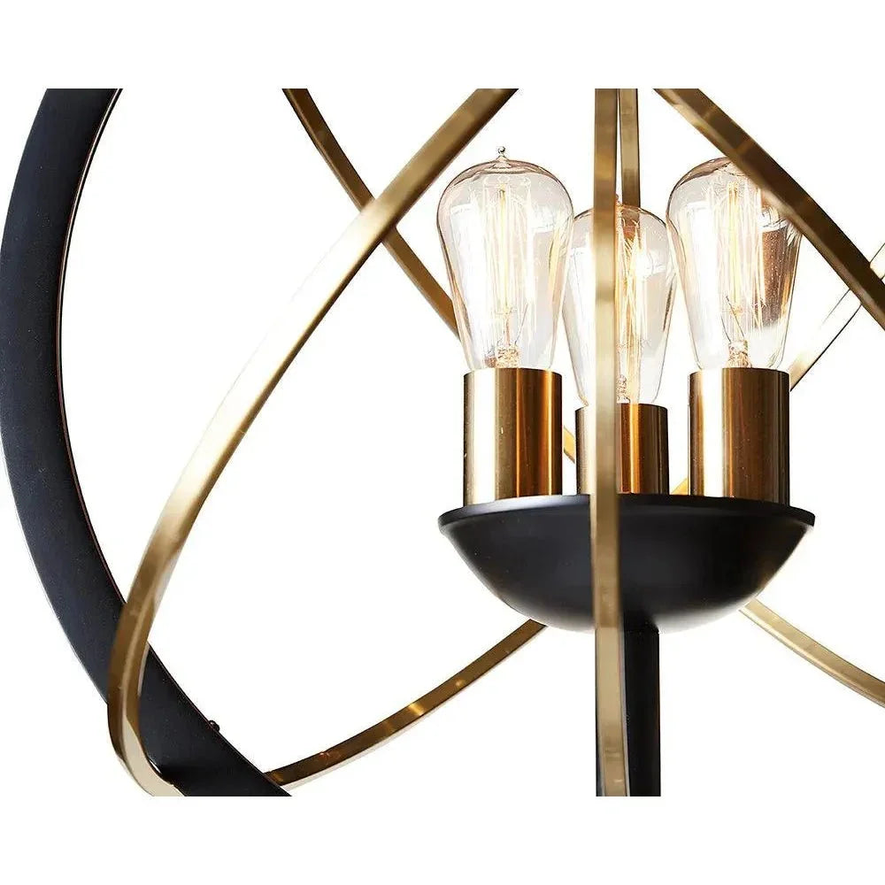 Ayala Chandelier Modern Black Fixture - LOOMLAN - SUNPAN - Chandeliers