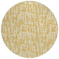 Ayani Gold Washable Indoor-Outdoor Rug-Outdoor Rugs-LOOMLAN Rugs-8' x 8'-LOOMLAN