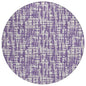 Ayani Purple Washable Indoor-Outdoor Rug-Outdoor Rugs-LOOMLAN Rugs-8' x 8'-LOOMLAN