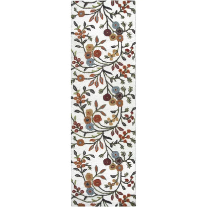 Ayat White Round Area Rugs For Dining Room - LOOMLAN - LOOMLAN - Area Rugs