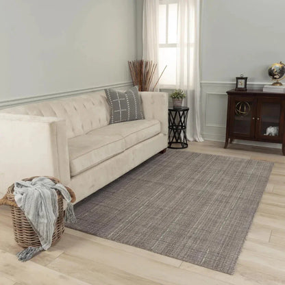 Aymo Solid Brown Area Rugs For Living Room - LOOMLAN - LOOMLAN - Area Rugs
