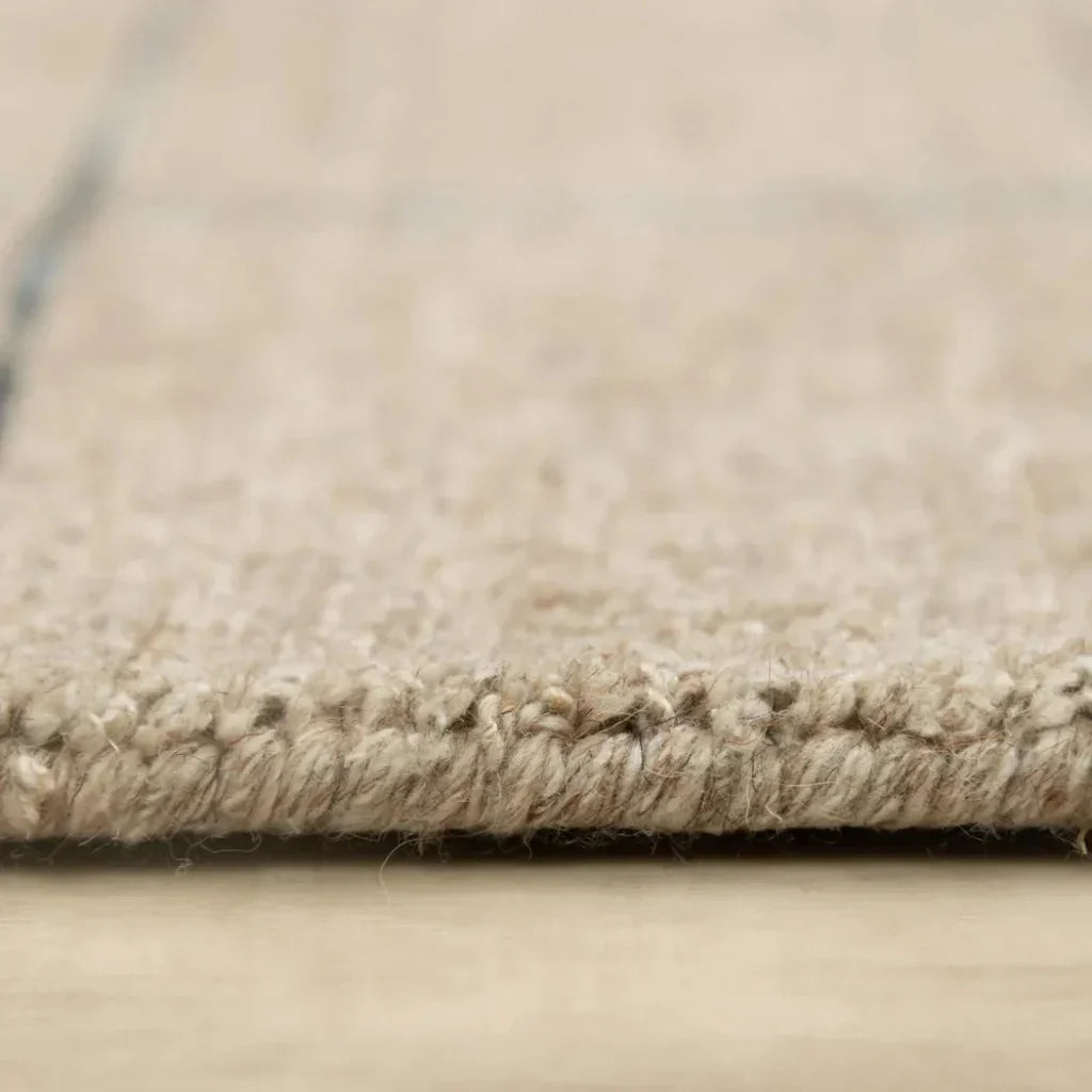 Ayon Solid Beige Area Rugs For Living Room - LOOMLAN - LOOMLAN - Area Rugs