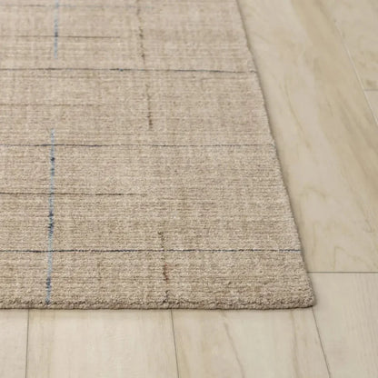 Ayon Solid Beige Area Rugs For Living Room - LOOMLAN - LOOMLAN - Area Rugs
