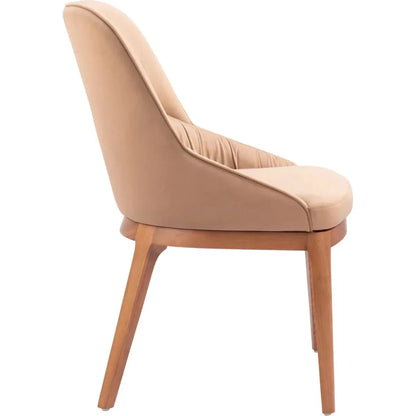 Ayr Fabric Armless Dining Chair 2PC - LOOMLAN - Zuo Modern - Dining Chairs