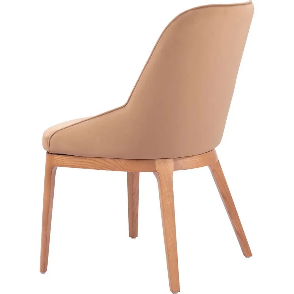 Ayr Fabric Armless Dining Chair 2PC - LOOMLAN - Zuo Modern - Dining Chairs