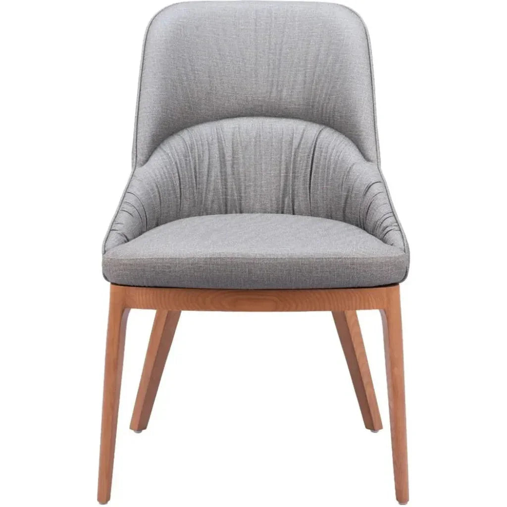 Ayr Fabric Armless Dining Chair 2PC - LOOMLAN - Zuo Modern - Dining Chairs