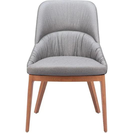 Ayr Fabric Armless Dining Chair 2PC - LOOMLAN - Zuo Modern - Dining Chairs