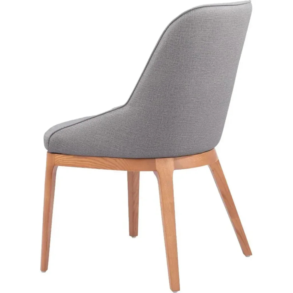 Ayr Fabric Armless Dining Chair 2PC - LOOMLAN - Zuo Modern - Dining Chairs