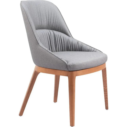 Ayr Fabric Armless Dining Chair 2PC - LOOMLAN - Zuo Modern - Dining Chairs