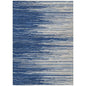 Ayra Blue Washable Indoor-Outdoor Rug-Outdoor Rugs-LOOMLAN Rugs-2'6" x 3'10"-LOOMLAN