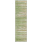 Ayra Green Washable Indoor-Outdoor Rug-Outdoor Rugs-LOOMLAN Rugs-2'3" x 7'6"-LOOMLAN