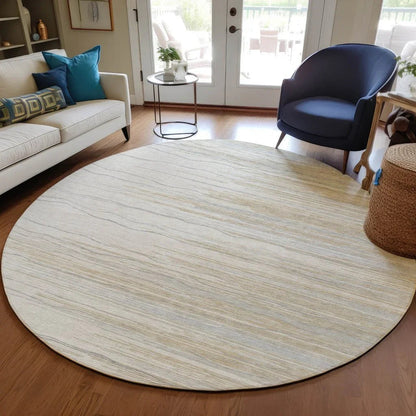 Ayra Linen Washable Indoor-Outdoor Rug-Outdoor Rugs-LOOMLAN Rugs-LOOMLAN
