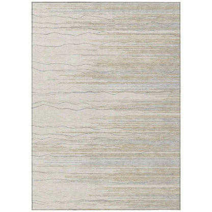 Ayra Linen Washable Indoor-Outdoor Rug-Outdoor Rugs-LOOMLAN Rugs-2'6" x 3'10"-LOOMLAN