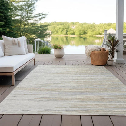 Ayra Linen Washable Indoor-Outdoor Rug-Outdoor Rugs-LOOMLAN Rugs-LOOMLAN