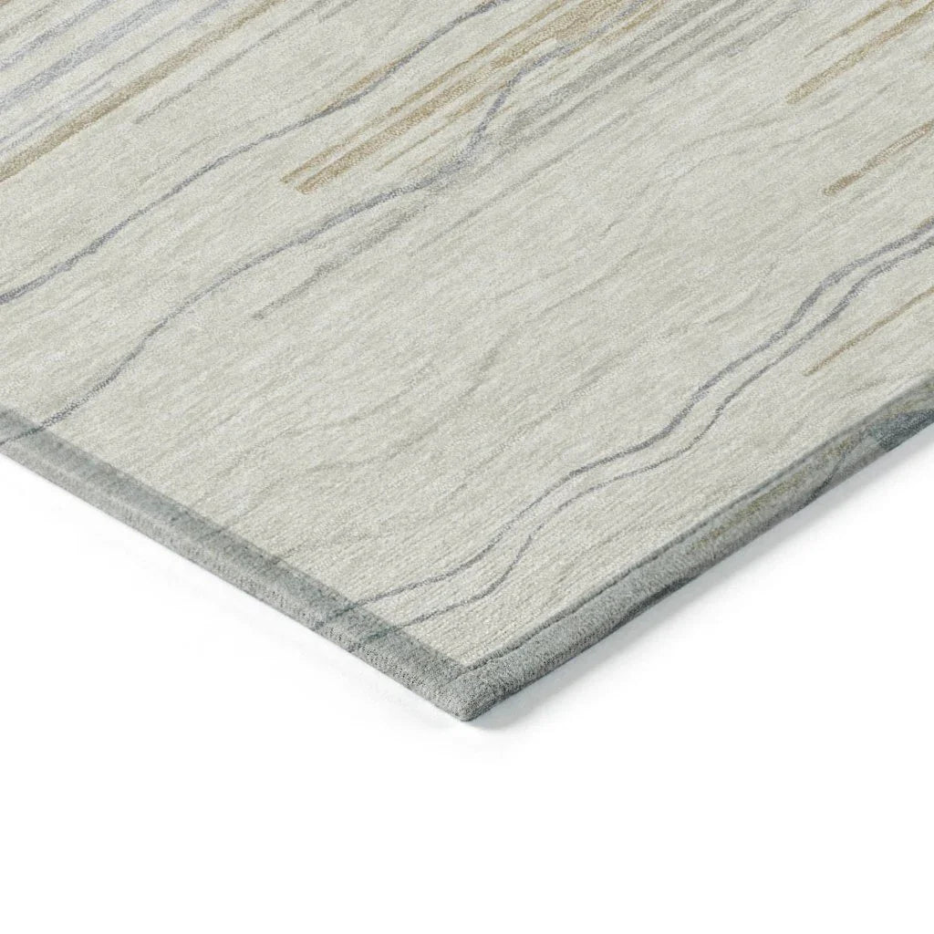 Ayra Linen Washable Indoor-Outdoor Rug-Outdoor Rugs-LOOMLAN Rugs-LOOMLAN