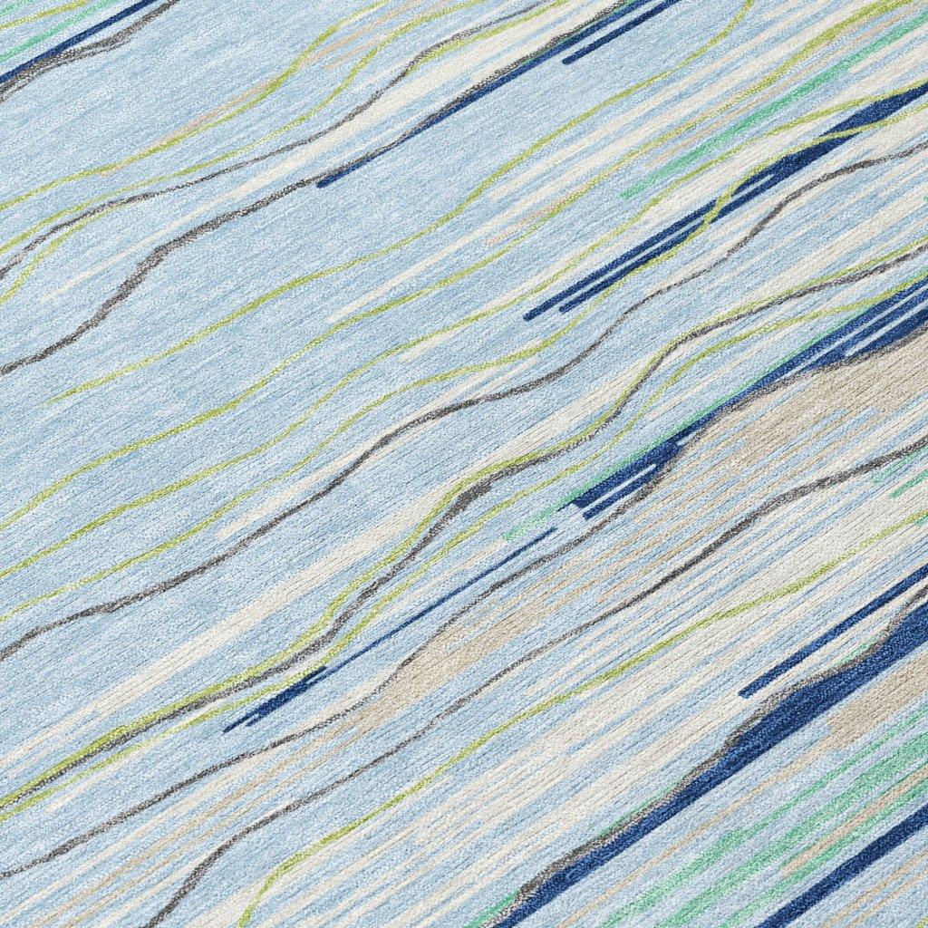 Ayra Sky Washable Indoor-Outdoor Rug-Outdoor Rugs-LOOMLAN Rugs-LOOMLAN