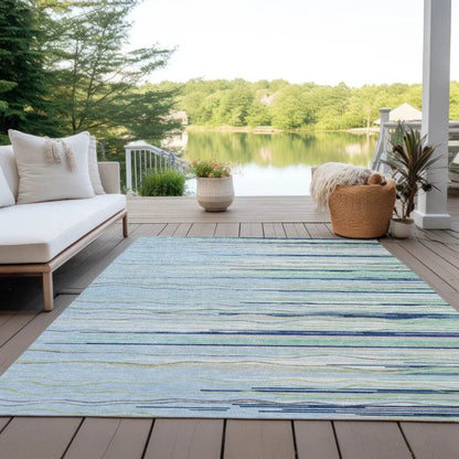 Ayra Sky Washable Indoor-Outdoor Rug-Outdoor Rugs-LOOMLAN Rugs-LOOMLAN