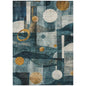 Aza Teal Washable Indoor-Outdoor Rug-Outdoor Rugs-LOOMLAN Rugs-2'6" x 3'10"-LOOMLAN