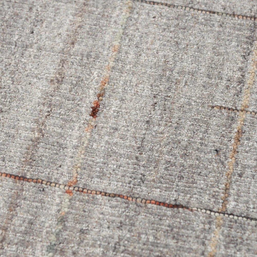 Azal Solid Gray Area Rugs For Living Room - LOOMLAN - LOOMLAN - Area Rugs