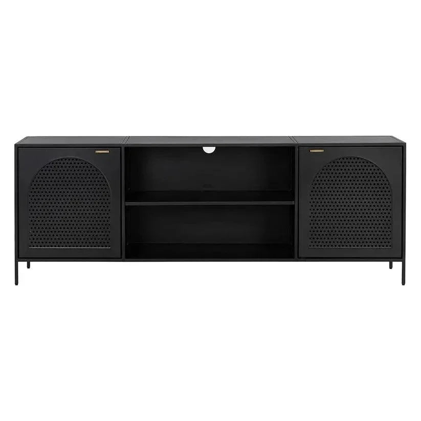 Aziza Media Console & Cabinet Brass Handles - LOOMLAN - SUNPAN - TV Stands & Media Centers
