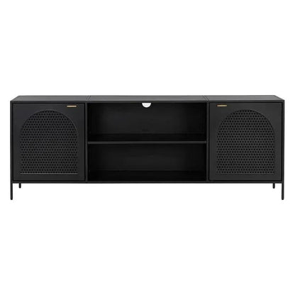 Aziza Media Console & Cabinet Brass Handles - LOOMLAN - SUNPAN - TV Stands & Media Centers