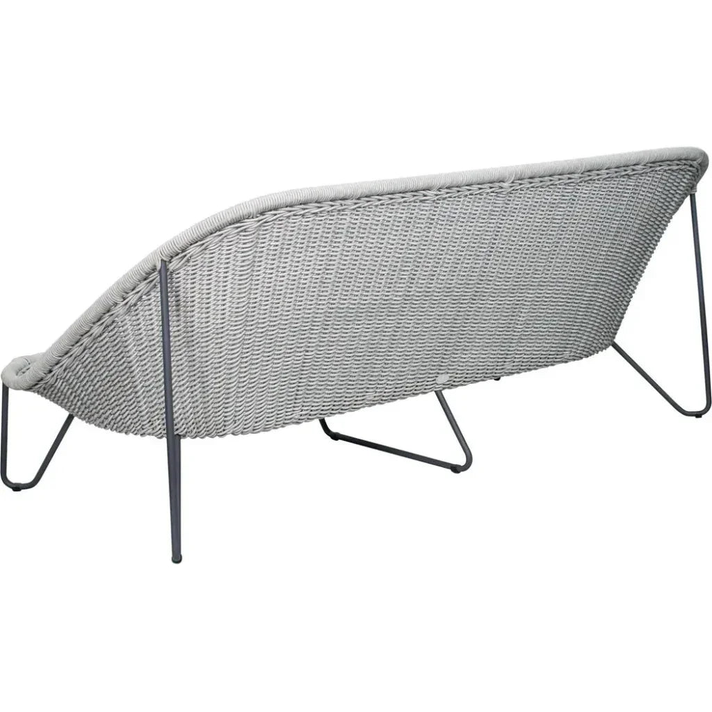 Azores 3 Seat Sofa - Coconut White Outdoor Couch - LOOMLAN - Seasonal Living - Outdoor Sofas & Loveseats