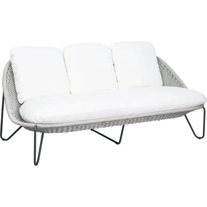 Azores 3 Seat Sofa - Coconut White Outdoor Couch - LOOMLAN - Seasonal Living - Outdoor Sofas & Loveseats